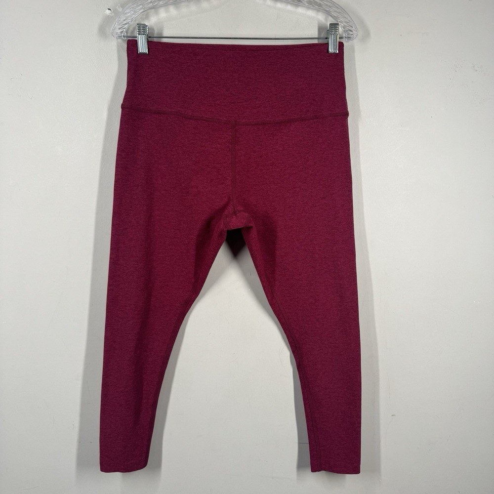 Beyond Yoga Spacedye Caught In The Midi High Waisted Legging Bordeaux Heather 1X